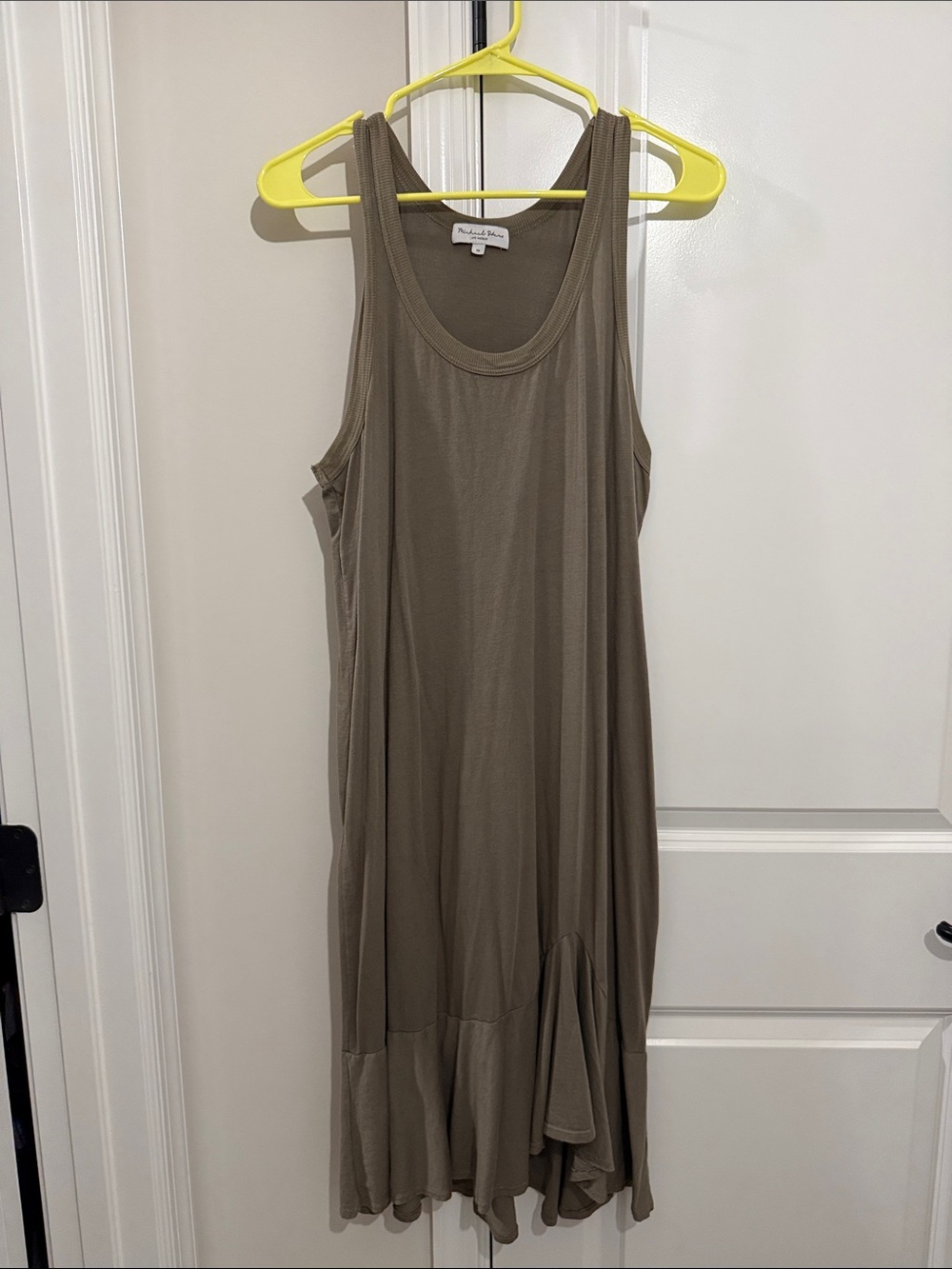 Michael Stars Taupe Maxi Tank Dress